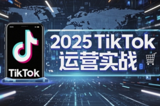 2025TikTok电商运营,掌握TikTok店铺运营核心技巧,实现低成本高转化-下班副业站